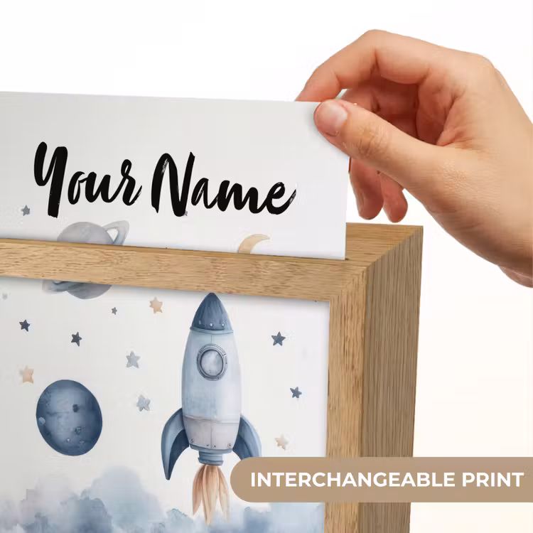 Waterverf - Planeten - Sterren - Raket Light Box met kabel (Kinderlampje) klein -USP_websiteprintEN