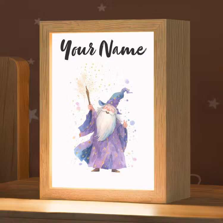 Tovenaar - Magie - Paars Light Box met kabel (Kinderlampje) klein -zzz_3d_website