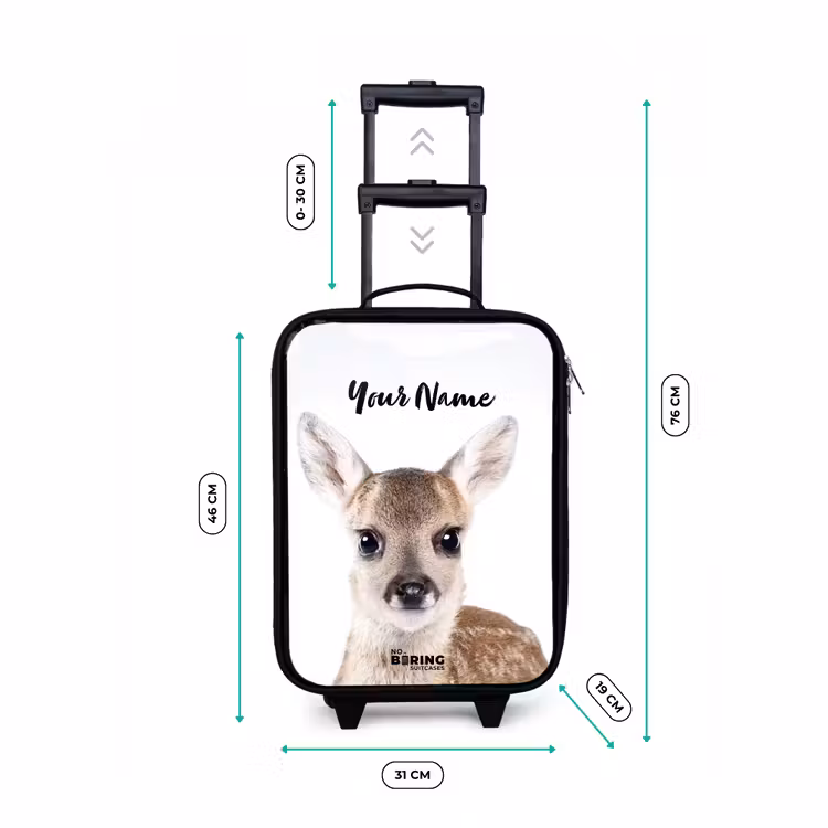 Bambino Kinderkoffer - Zwart klein -productfoto_formaten