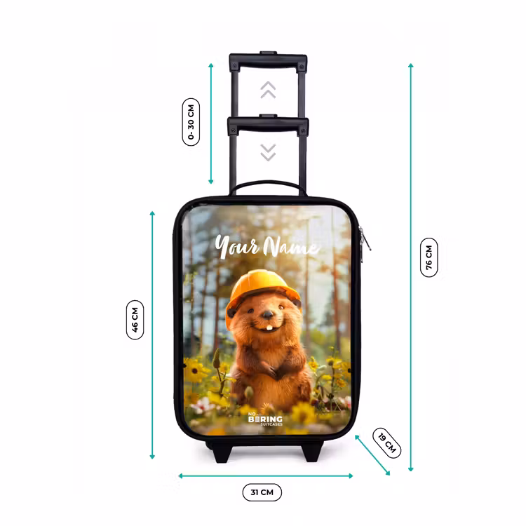 Benno Bloembouwer Kinderkoffer - Zwart klein -productfoto_formaten