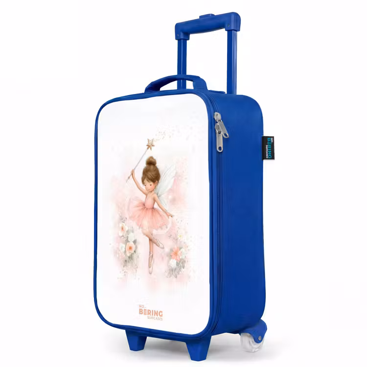 Ballerina fee in roze Kinderkoffer - Blauw klein -productfoto_schuin