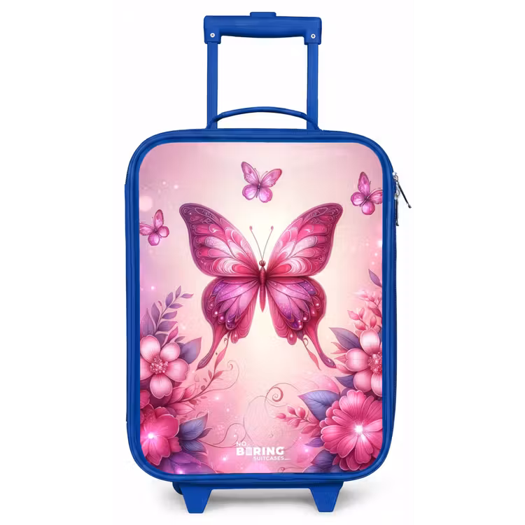 Vlindervallei Kinderkoffer - Blauw klein -zz3dotto