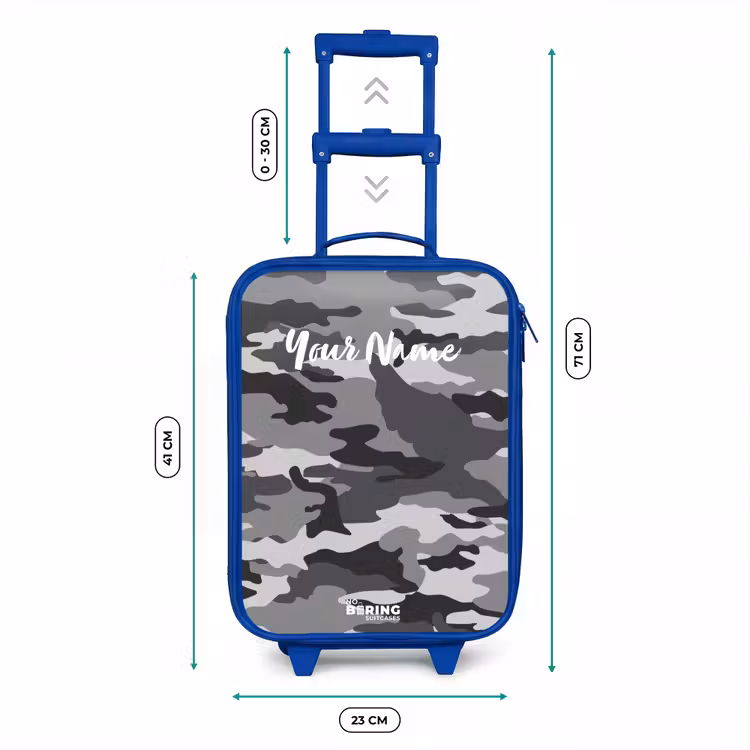 Camogrijs Kinderkoffer - Blauw klein -productfoto_formaten