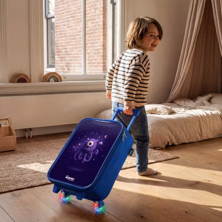 Kosmisch tentakelmonster Kinderkoffer - Blauw klein -sfeer1