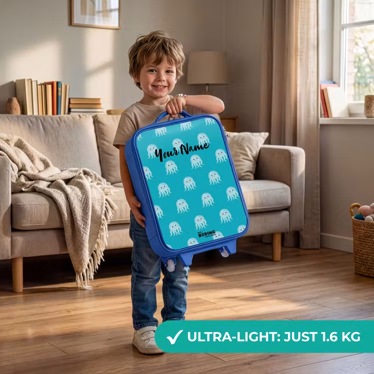 Kekke kwalletjes Kinderkoffer - Blauw klein -sfeer2_EN