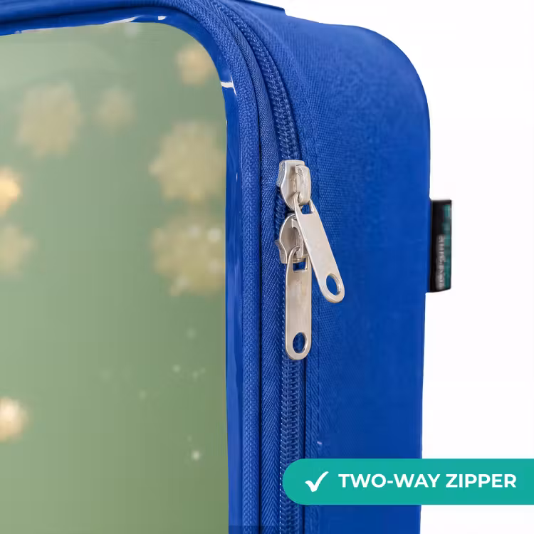 Dansende fee in groen licht Kinderkoffer - Blauw klein -rits_EN