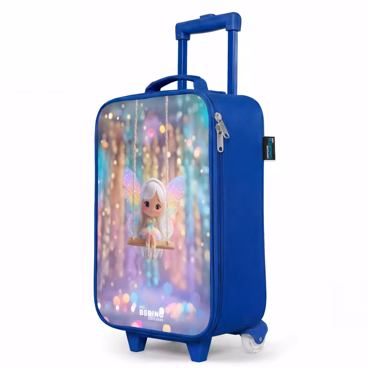 Fee - Elf - Regenboog Kinderkoffer - Blauw klein -productfoto_schuin