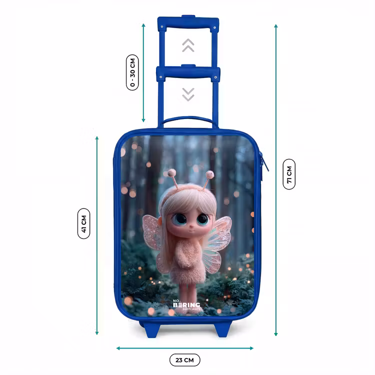 Fairy - Bos - Glitters Kinderkoffer - Blauw klein -productfoto_formaten