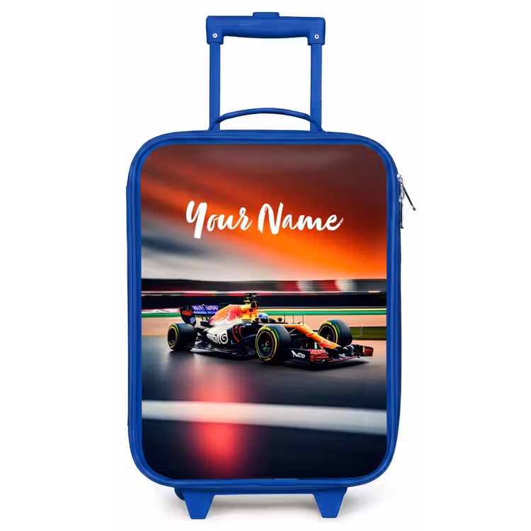 Furious F1 Kinderkoffer - Blauw klein -zz3dotto