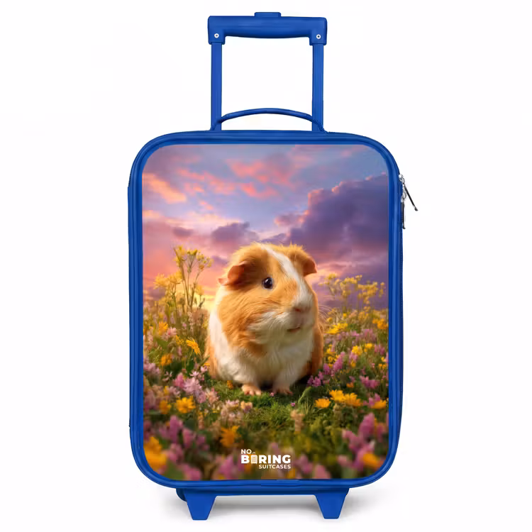 Cavia - Natuur - Dier Kinderkoffer - Blauw klein -3d