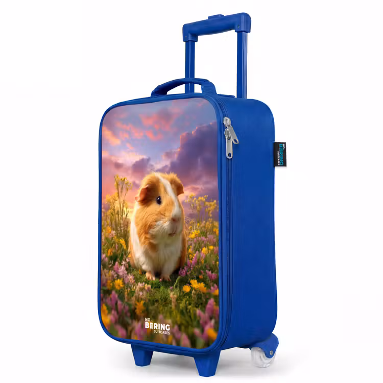 Cavia - Natuur - Dier Kinderkoffer - Blauw klein -productfoto_schuin
