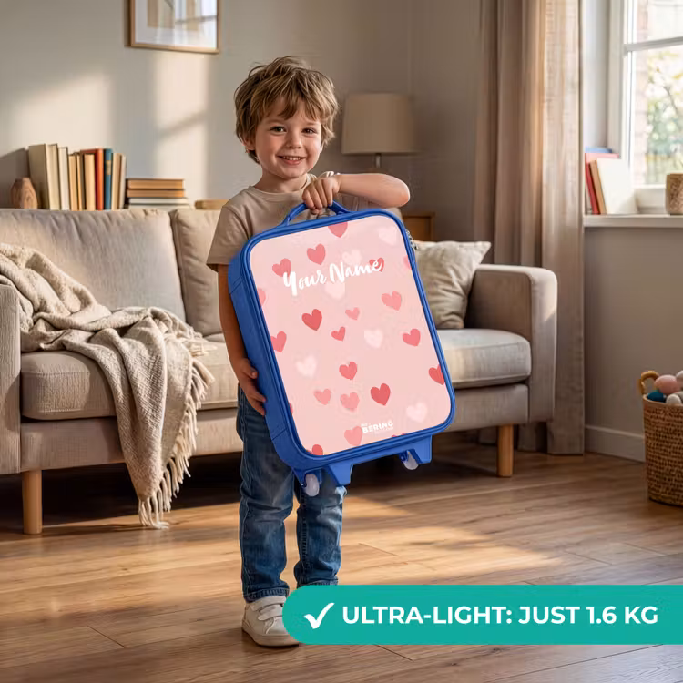 Hartjes Kinderkoffer - Blauw klein -sfeer2_EN