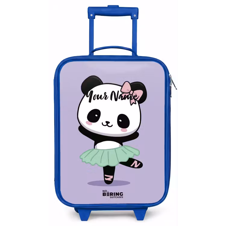Kawai - Ballet - Panda Kinderkoffer - Blauw klein -zz3dotto