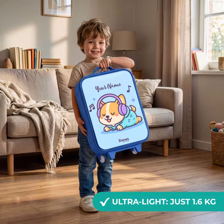 Kawai - Hond - Muziek Kinderkoffer - Blauw klein -sfeer2_EN