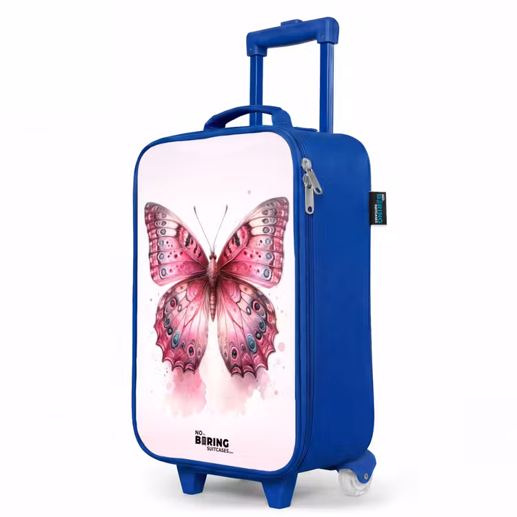 Mystieke monarch Kinderkoffer - Blauw klein -productfoto_schuin