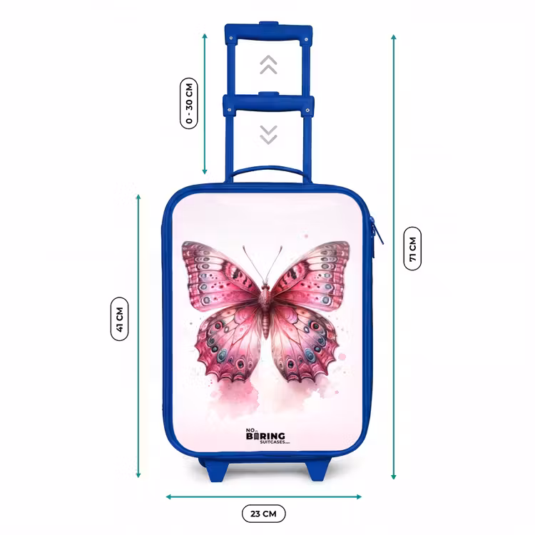 Mystieke monarch Kinderkoffer - Blauw klein -productfoto_formaten