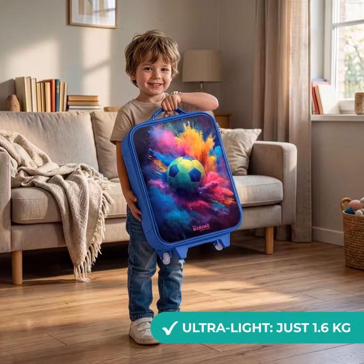 Neon - Bal - Kleurrijk Kinderkoffer - Blauw klein -sfeer2_EN