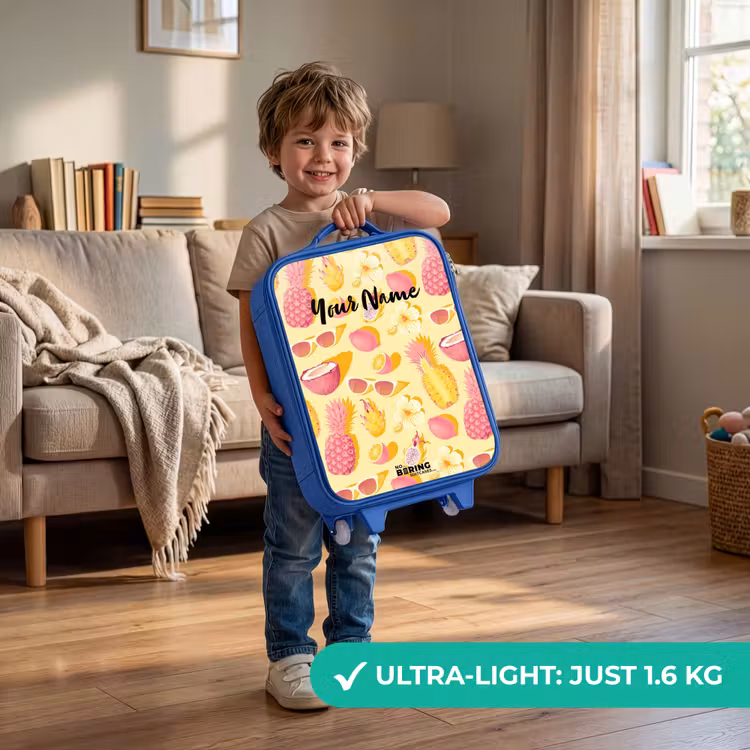 Pina colada Kinderkoffer - Blauw klein -sfeer2_EN