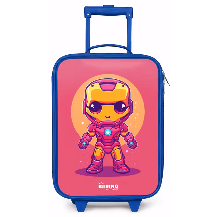 Roze ranger Kinderkoffer - Blauw klein -zz3dotto