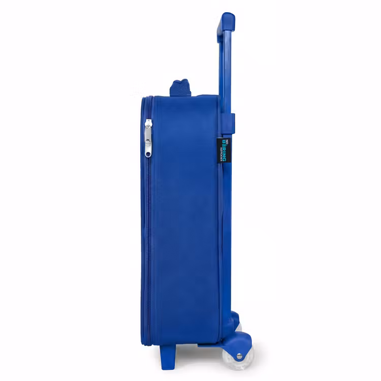Prinses - Roze - Kasteel Kinderkoffer - Blauw klein -productfoto_zijkant