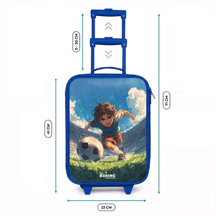 Stadion - Voetbal - Jongen Kinderkoffer - Blauw klein -productfoto_formaten