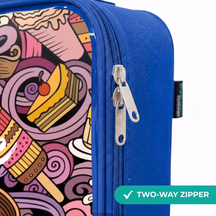Sweet surprises Kinderkoffer - Blauw klein -rits_EN