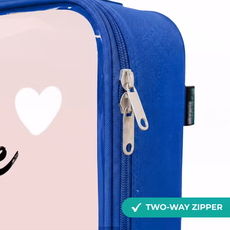 Sweethearts Kinderkoffer - Blauw klein -rits_EN