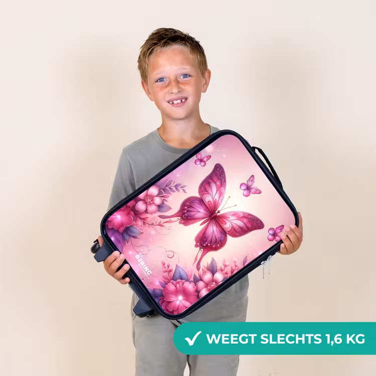 Vlindervallei Kinderkoffer - Zwart klein -sfeer4_NL