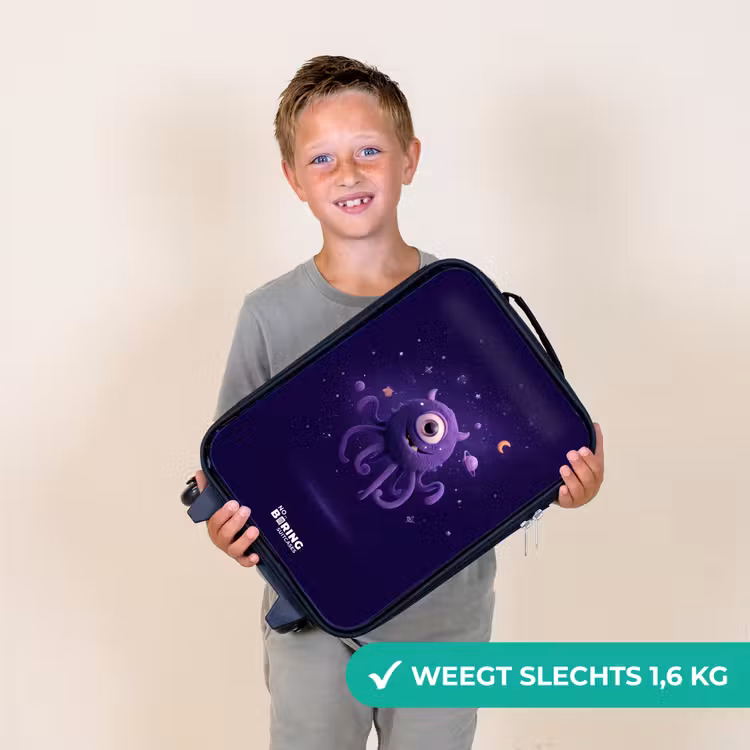 Kosmisch tentakelmonster Kinderkoffer - Zwart klein -sfeer4_NL