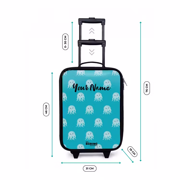 Kekke kwalletjes Kinderkoffer - Zwart klein -productfoto_formaten
