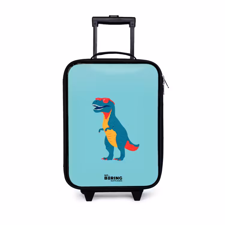 Dino - Dier - Zonnebril Kinderkoffer - Zwart klein -3d