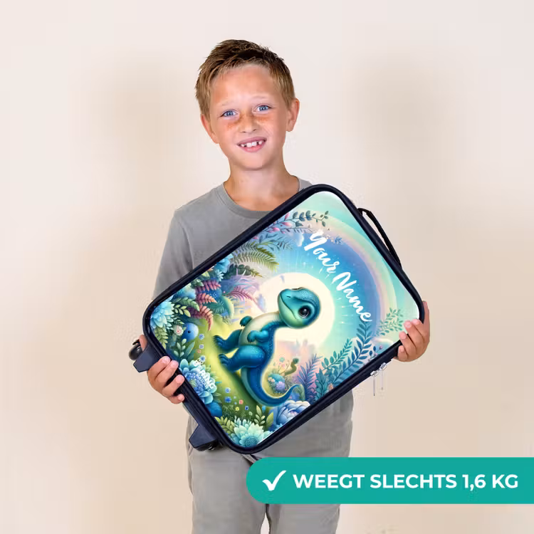 Django Dino Kinderkoffer - Zwart klein -sfeer4_NL