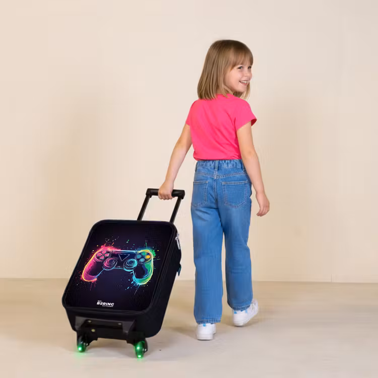 Game - Controller - Kleurrijk Kinderkoffer - Zwart klein -sfeer1