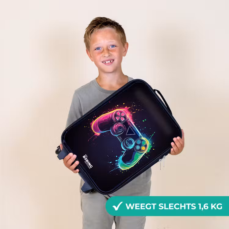 Game - Controller - Kleurrijk Kinderkoffer - Zwart klein -sfeer4_NL