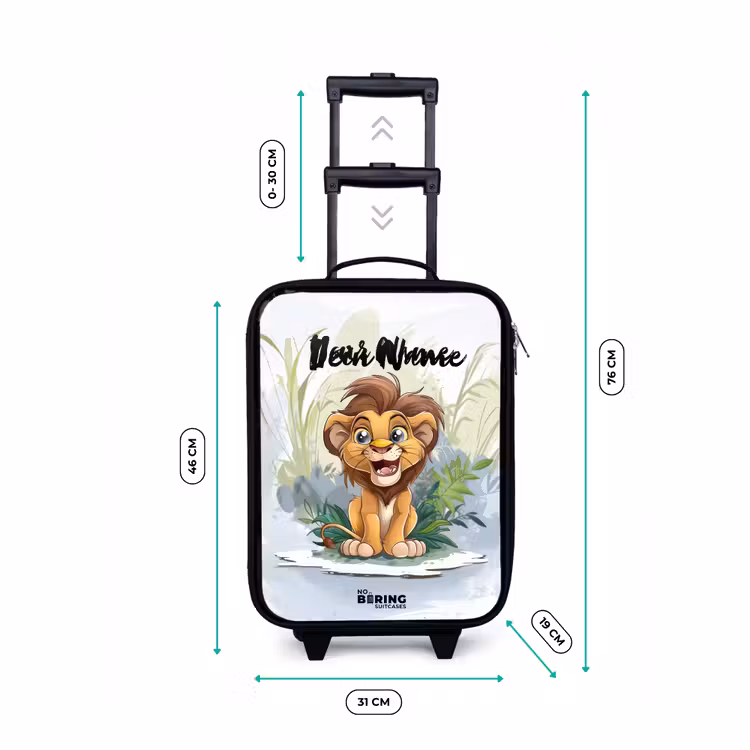 Guusje giraf Kinderkoffer - Zwart klein -productfoto_formaten