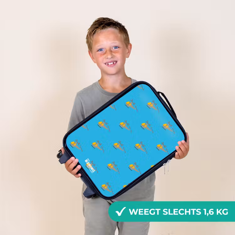 Helikopter heibel Kinderkoffer - Zwart klein -sfeer4_NL