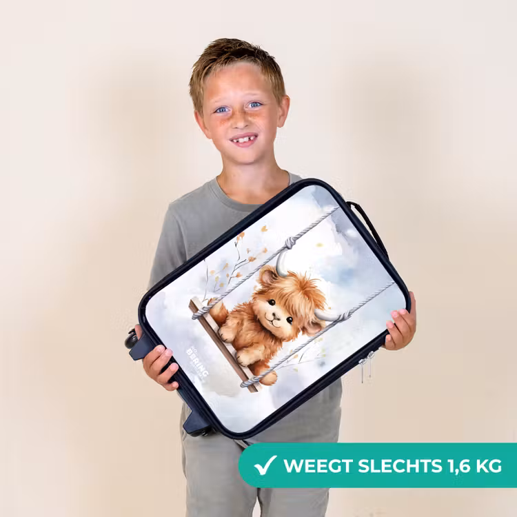 Hennie hooglander Kinderkoffer - Zwart klein -sfeer4_NL