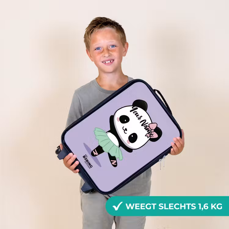 Kawai - Ballet - Panda Kinderkoffer - Zwart klein -sfeer4_NL