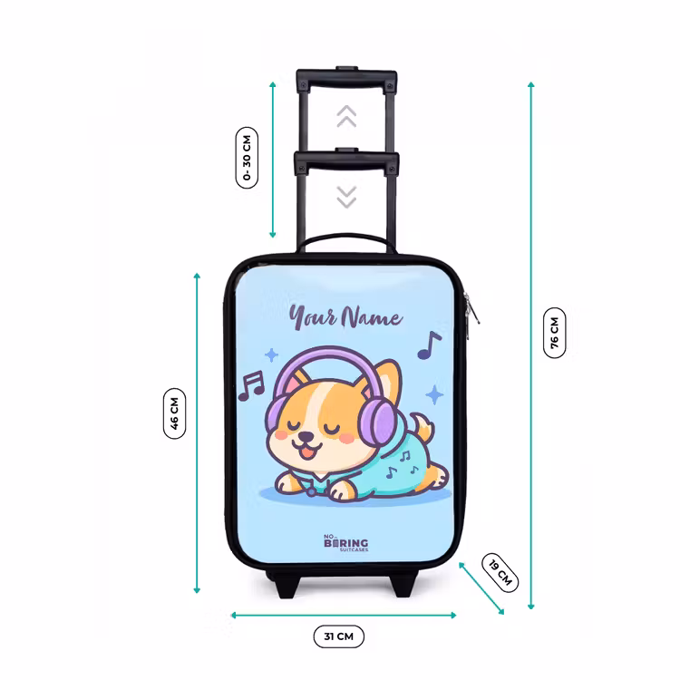 Kawai - Hond - Muziek Kinderkoffer - Zwart klein -productfoto_formaten