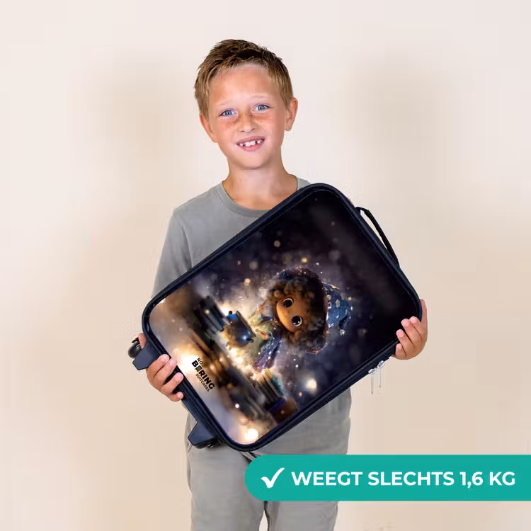 Magische Nacht vol Toverkunst Kinderkoffer - Zwart klein -sfeer4_NL