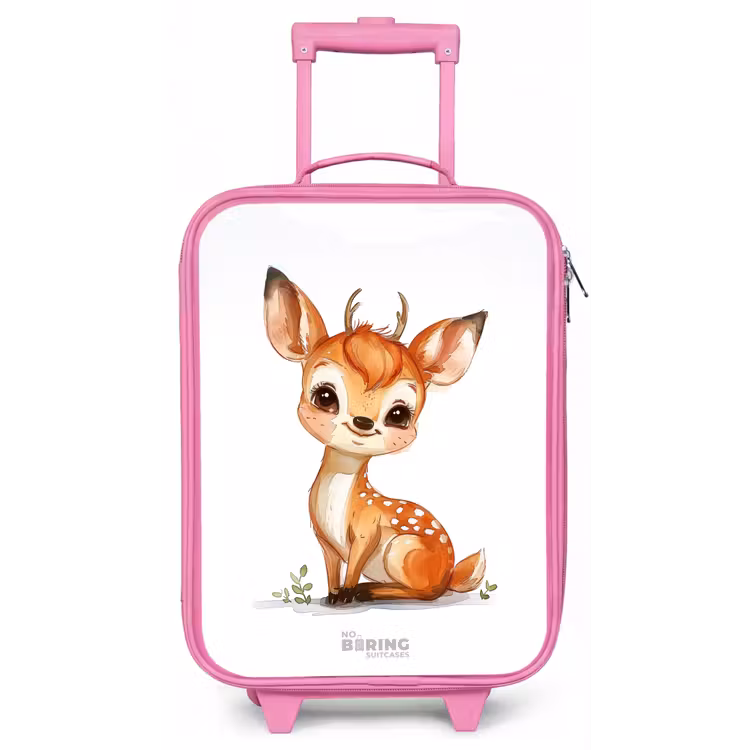 Baby hert Kinderkoffer - Roze klein -zz3dotto
