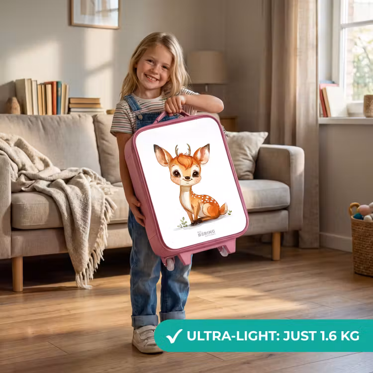 Baby hert Kinderkoffer - Roze klein -sfeer2_EN