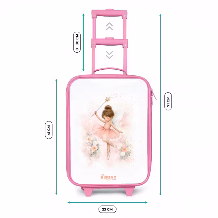 Ballerina fee in roze Kinderkoffer - Roze klein -productfoto_formaten