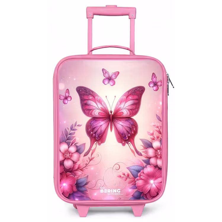 Vlindervallei Kinderkoffer - Roze klein -zz3dotto