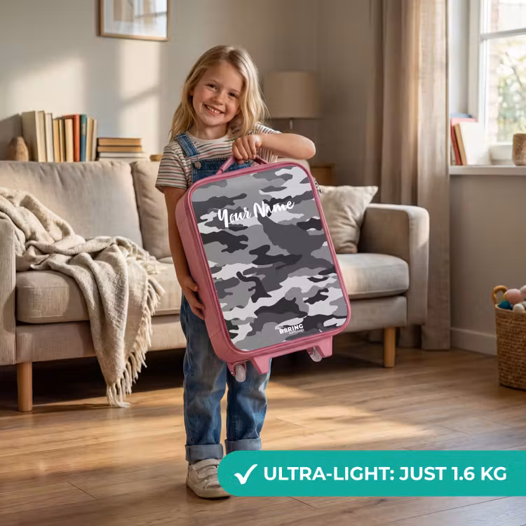 Camogrijs Kinderkoffer - Roze klein -sfeer2_EN
