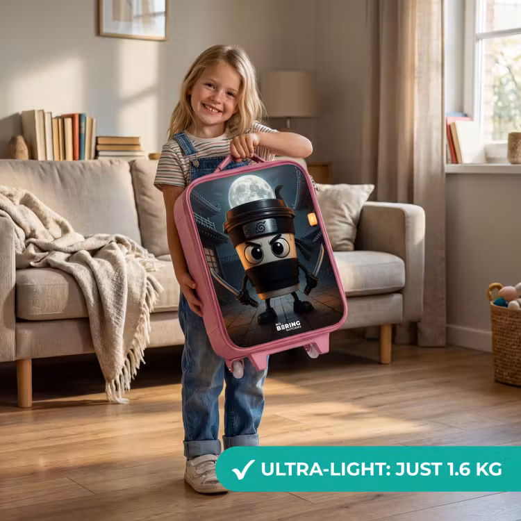 Capuchino Assassino Kinderkoffer - Roze klein -sfeer2_EN