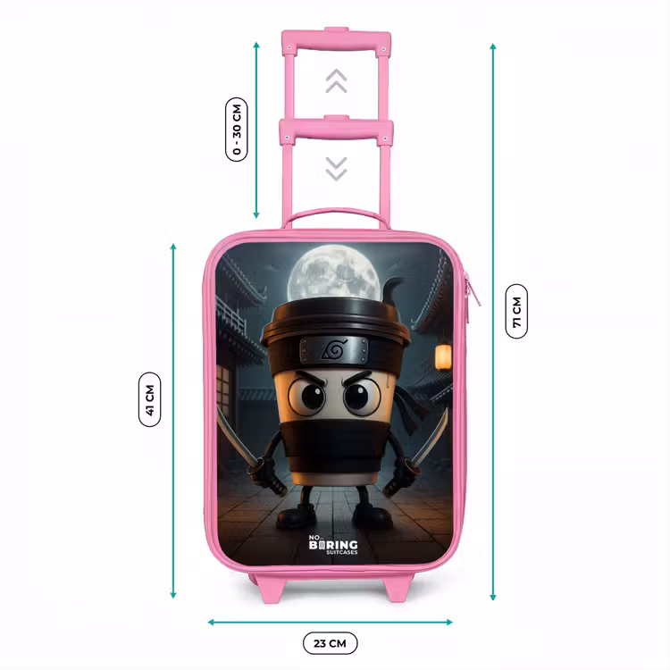 Capuchino Assassino Kinderkoffer - Roze klein -productfoto_formaten