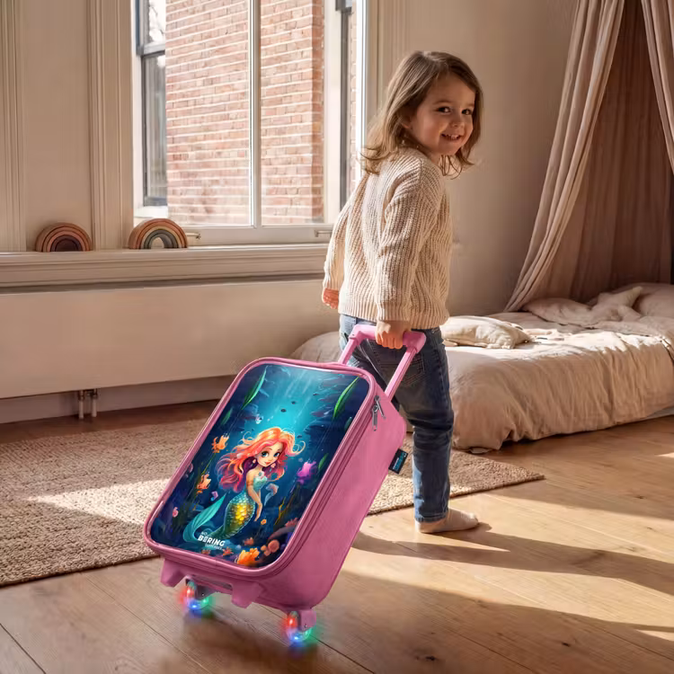 Koraal koningin Kinderkoffer - Roze klein -sfeer1