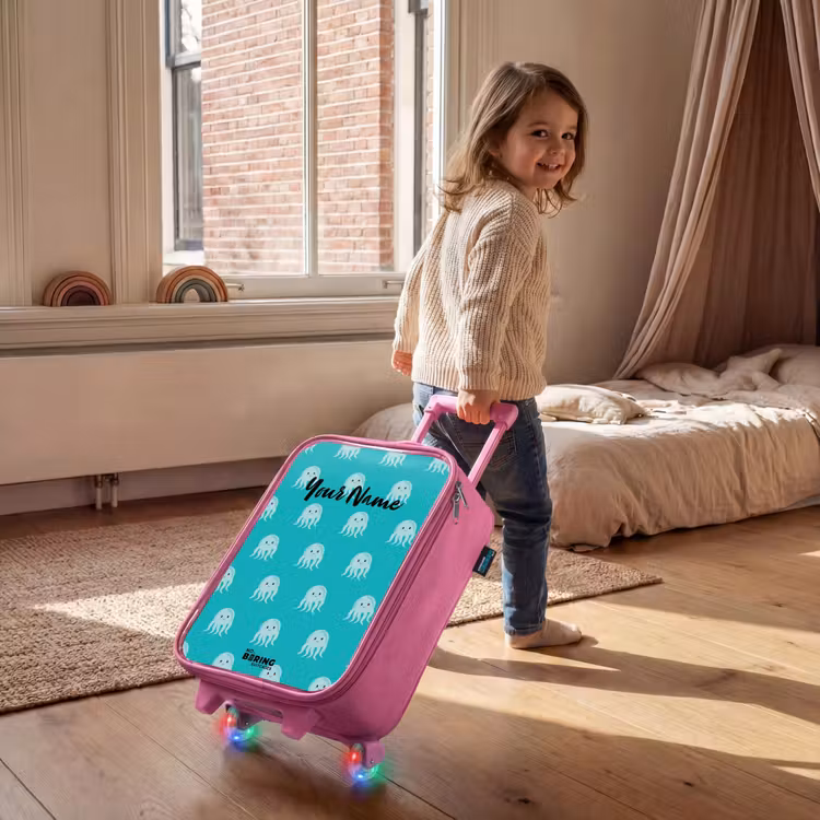 Kekke kwalletjes Kinderkoffer - Roze klein -sfeer1