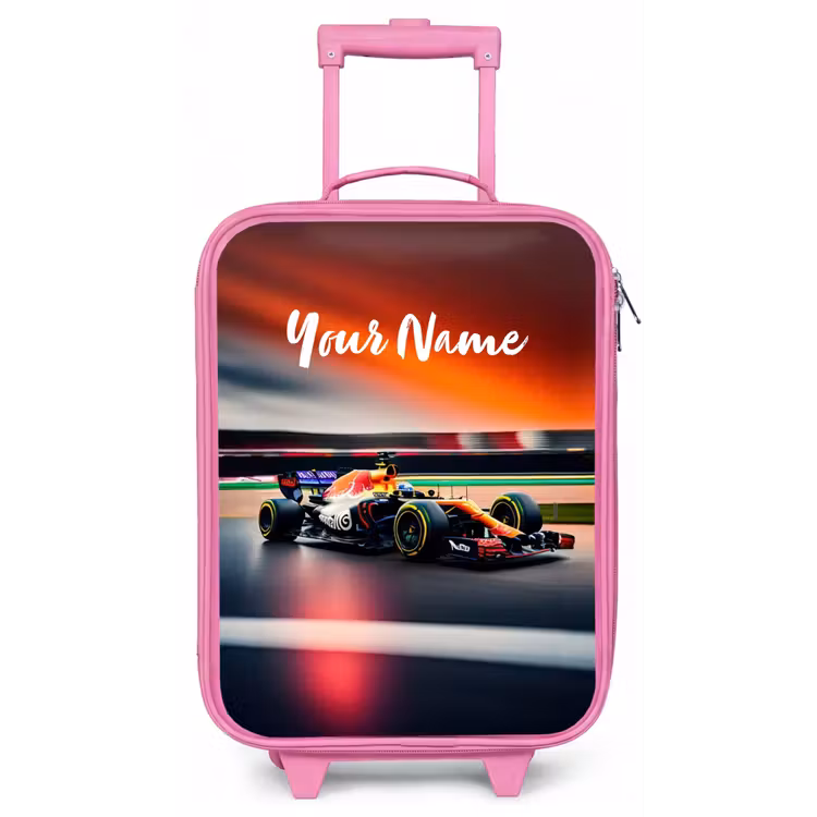 Furious F1 Kinderkoffer - Roze klein -zz3dotto